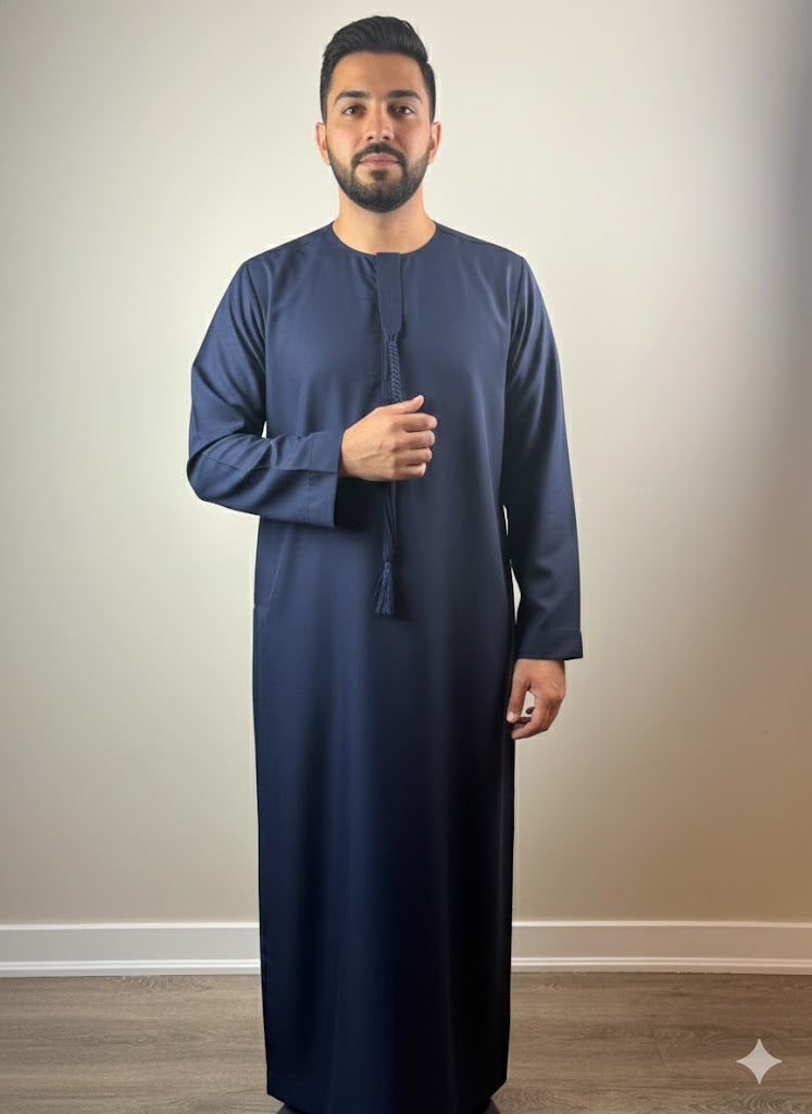 Emarati thobe with removable tassel