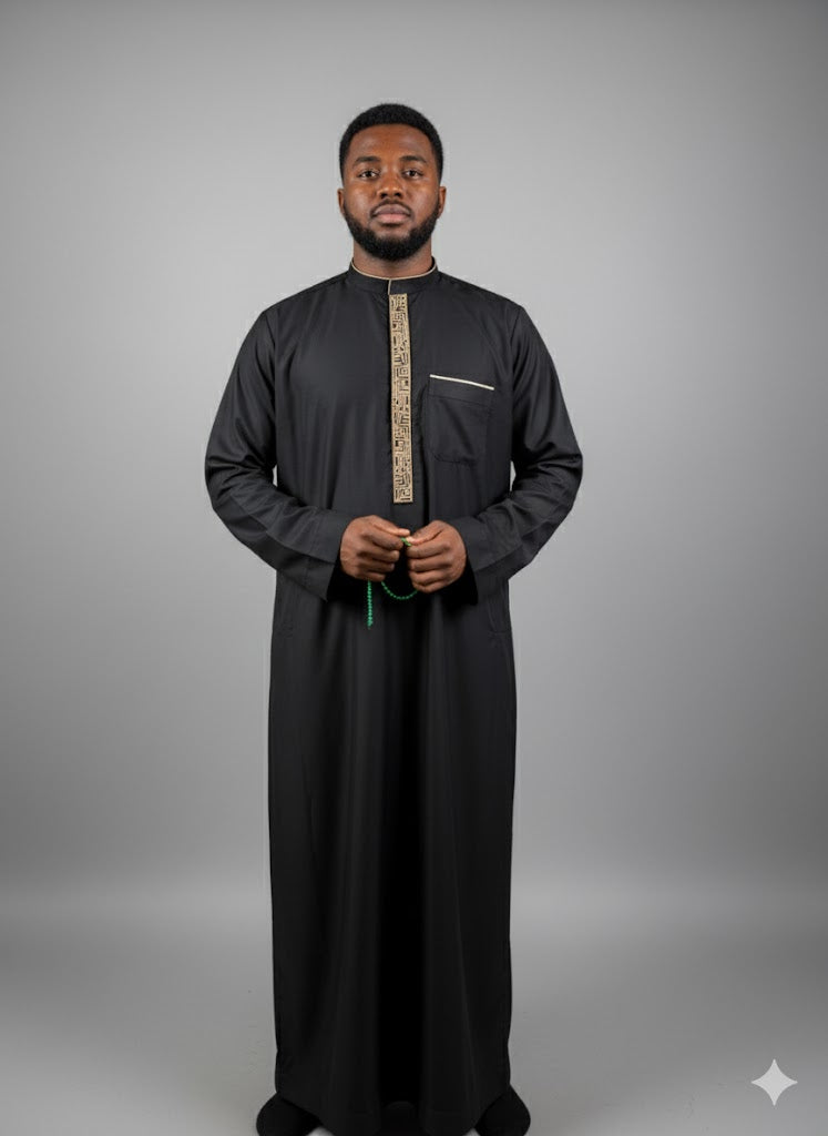 Saudi with golden embroidery ￼