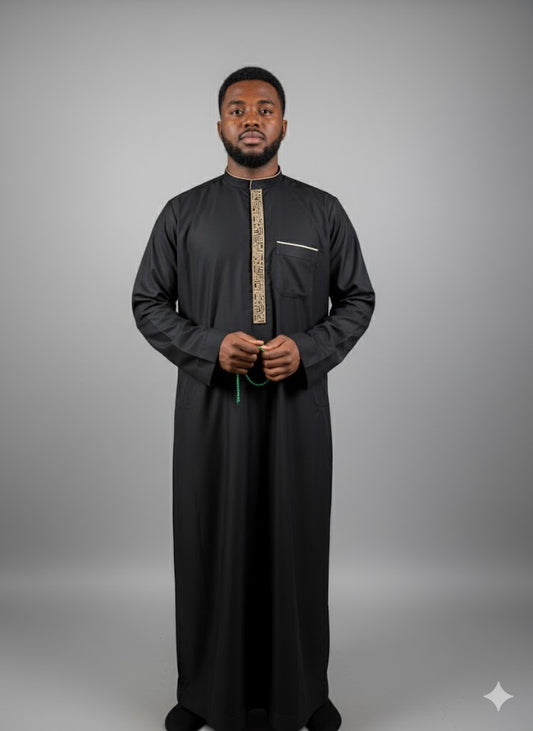 Saudi with golden embroidery ￼