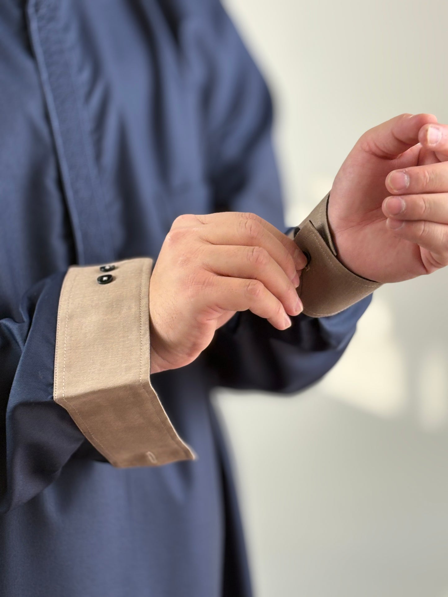 Saudi shirt collar embroidery ￼