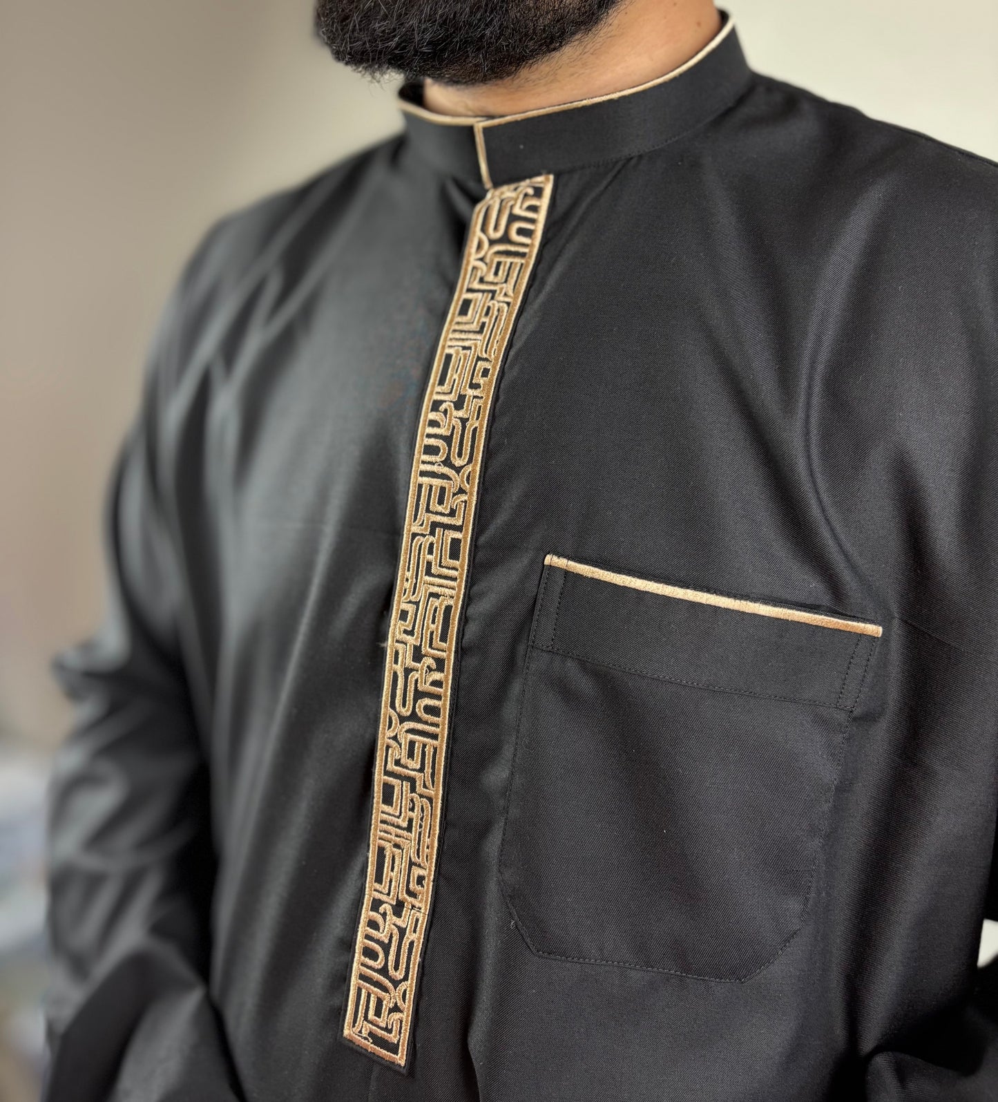 Saudi with golden embroidery ￼