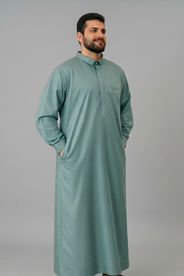 Saudi embroidery shirt collar